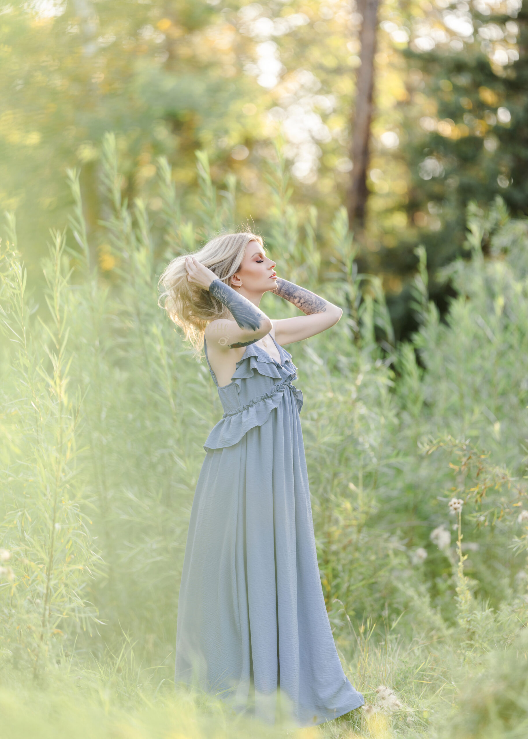 Edmonton photographer captures self love in soft natural light.