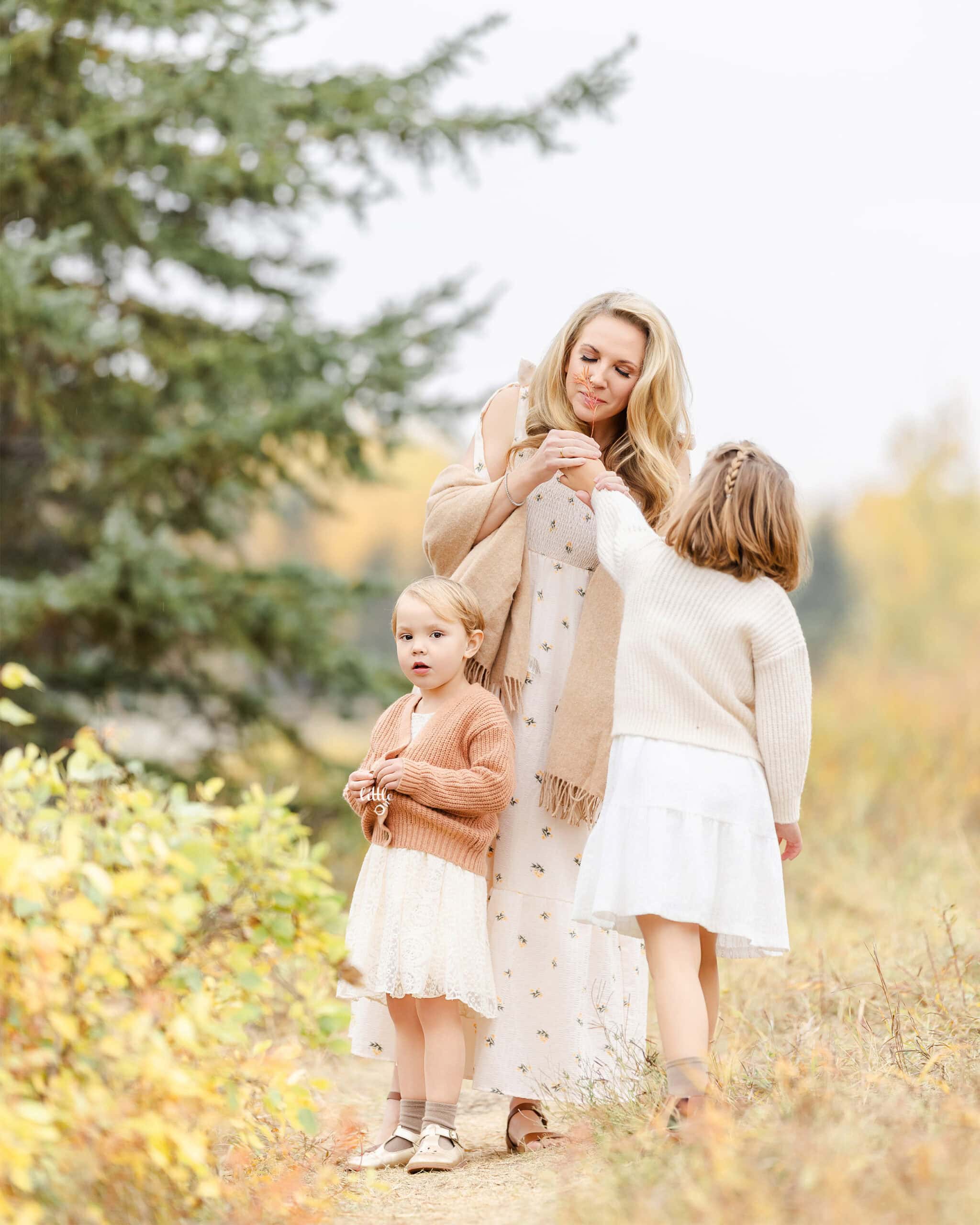 Family photoshoot in Edmonton with Little One Photography