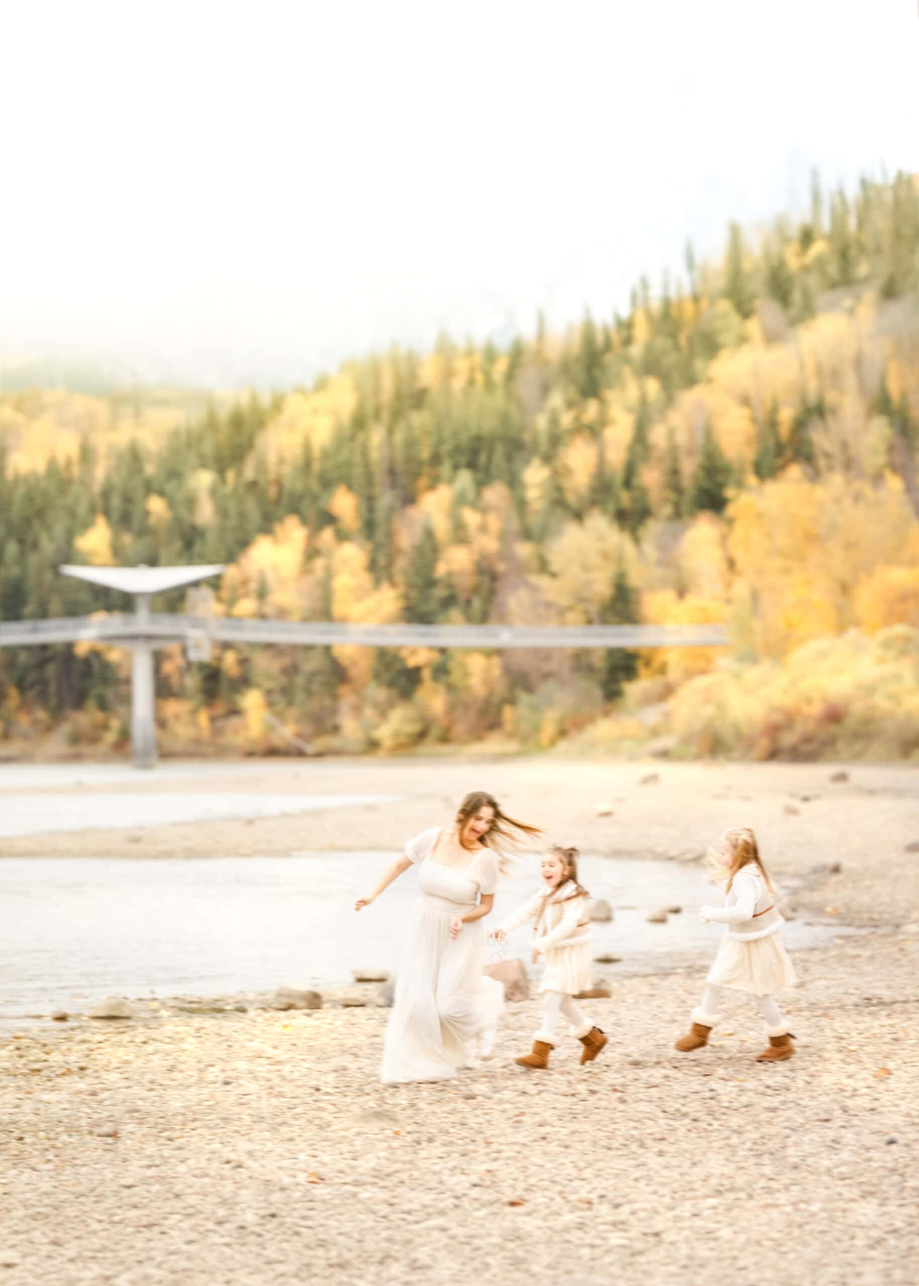 Storytelling family photo session in Edmonton with soft natural light and heartfelt interactions.