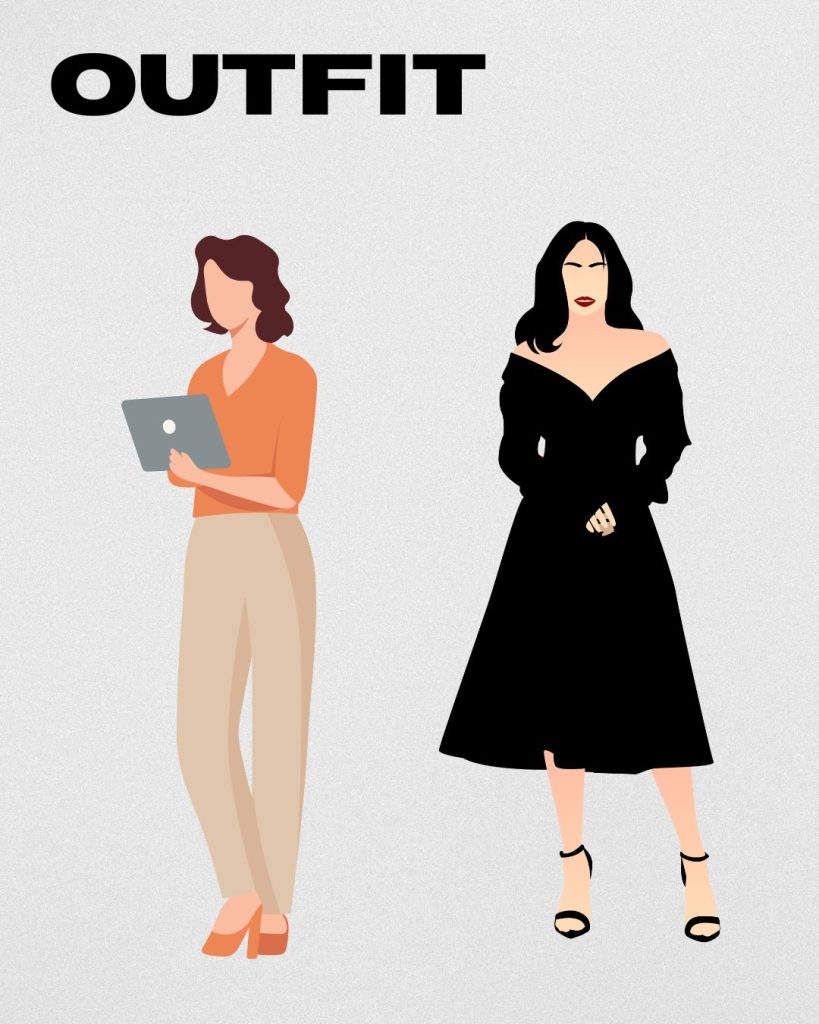 business headshot outfit tips for women who work in fashion and tech industry.